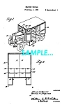 Patent Art: 1933 Continental-Divco MILK TRUCK - matted