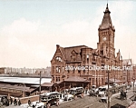 c.1898 CHICAGO, ILL C&N.W. RR Station Photo - 8 x 10
