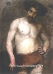 ca. 1885 Artist BOHDANOWICZ Nude Male TORSO - Gay Int.
