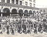c.1910 MOTORCYCLE CLUB at Venice, Calif. Photo B - 8x10