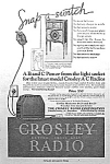 1927 CROSLEY RADIO  - Cabinet Magazine Ad L@@K!