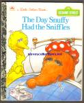 SESAME STREET THE DAY SNUFFY HAD THE SNIFFLES lgb