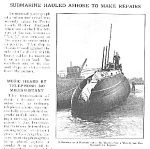 1910 No. 5 SUBMARINE Mag Article