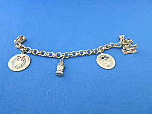 14 Kt Gold Filled Mother Charm Bracelet