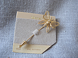 Monet Butterfly Stick Pin
