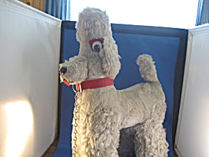 1940 Gray Carnival Stuffed Poodle