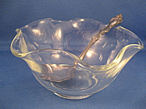 Saucebowl With Silverplated Ladle