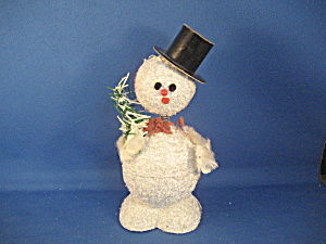 Paper Snowman Candy Holder