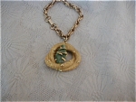 Jade and Gold Bracelet