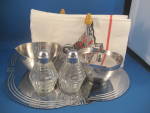 Stainless Steel Serving Set with Bakelite Tips