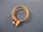 Napier Gold and Pearl Brooch