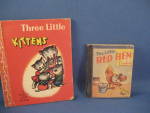 Vintage Three Little Kittens and Little Red Hen Books