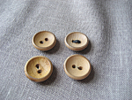 Four Wooden Buttons