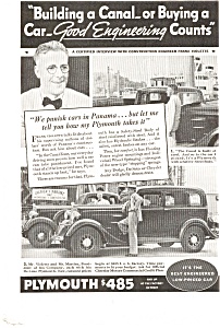 Plymouth Panama Canal Ad Ad0057 1932