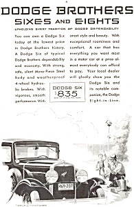 Dodge 6 And 8 Dependability Ad Ad0093