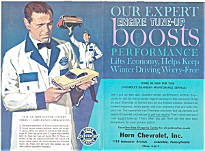 Chevrolet Carefree Winter Travel Ad Ca 1960 Ad0141