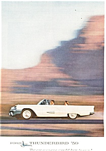 1959 Thunderbird Convertible Ad Ad0173