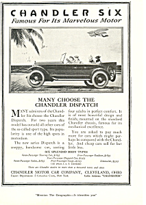Chandler Six Car Ad Ad0355