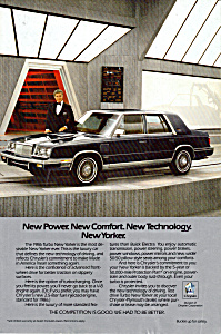 1986 Chrysler Turbo New Yorker Ad0657
