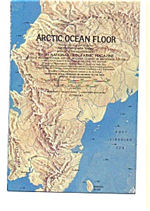 Artic Ocean Floor Map Oct 1971 Apr2966