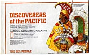 Discoverers Of The Pacific Map 1974 Auc031