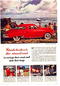 1949 Studebaker Starlight Coupe Ad Auc074906