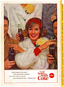 Coca Cola Football Game Ad Auc3313 Oct 1963