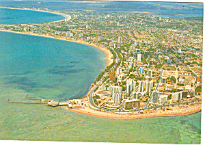 Maceio Brazil Avenida Beach Postcard Cs0926 1997