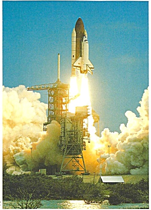 Nasa Space Shuttle Shown On Liftoff Cs10327