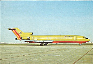 Southwest Airlines 727-291 N406bn Postcard Cs10484