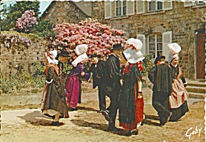 Normandy France People In Native Costume Cs10898