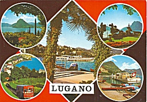 Lugano Switzerland Five Views Cs11628