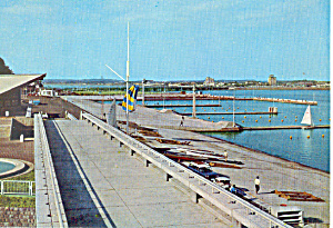Yacht Harbor Tokyo Olympics 1964 Postcard Cs1402