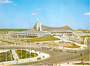 National Gymnasium Tokyo Olympics 1964 Postcard Cs1404