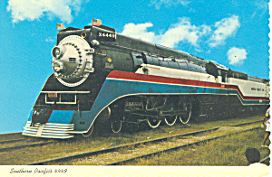 Southern Pacific 4449 Steam Train Postcard Cs1537