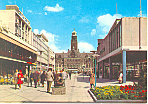 Rotterdam Netherlands Stadhuisplein Postcard Cs1607