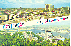 Rotterdam Netherlands Postcard Cs1881