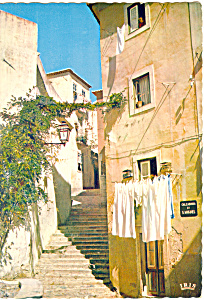 Lisbon Portugal Antiga Alfama Postcard Cs1893