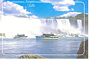 Maid Of The Mist Niagara Falls Canada Postcard Cs2364