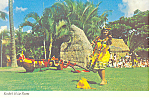 Kodak Hula Show Hawaii Postcard Cs2396