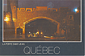 Saint Jean Gate Quebec Canada Cs4431