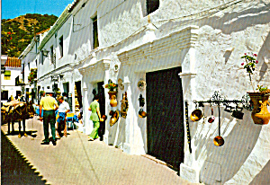 Typical Street Mijas Costa Del Sol Spain Cs5206