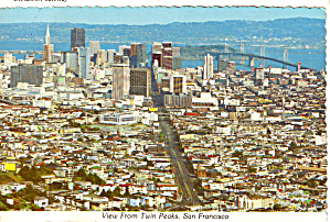 San Francisco Ca View From Twin Peaks Cs5559