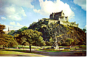 Edinburgh Castle Scotland Postcard Cs5857