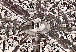 L Arc De Triumphe Et Place De L Etoile Paris France Cs5917