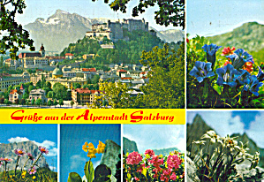 Multiview Postcard Of Salzburg Austria Cs6650