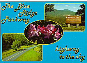 Blue Ridge Parkway Highway To The Sky Postcard Cs6809