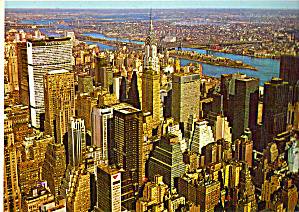 Skyline Looking Northeast From Empire State Building New York City Cs7048