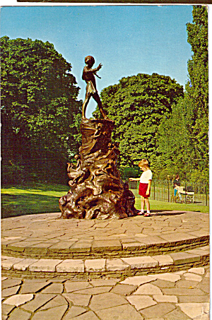 Peter Pan Statue Kensington Gardens London England Cs7526