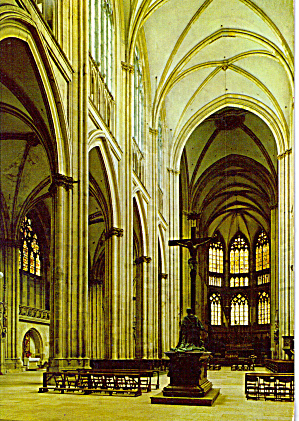 Regensburg Bavaria Germany Cathedral Interior Cs7585